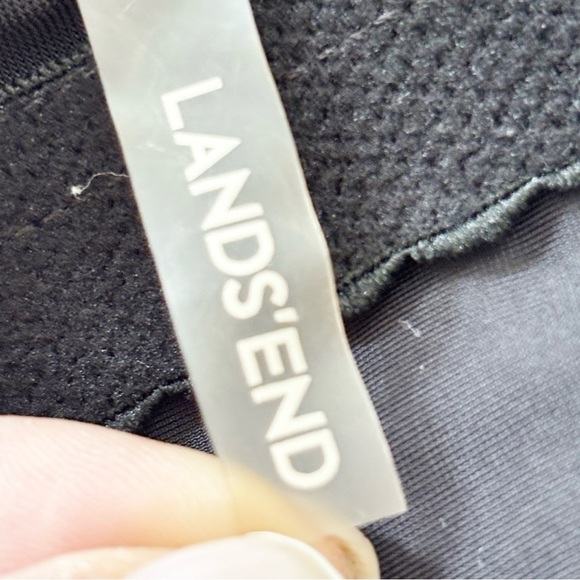 LAND’S END Women’s Black One Piece Underwire Shirred Bust Skirted Swimsuit 20W - Picture 6 of 9